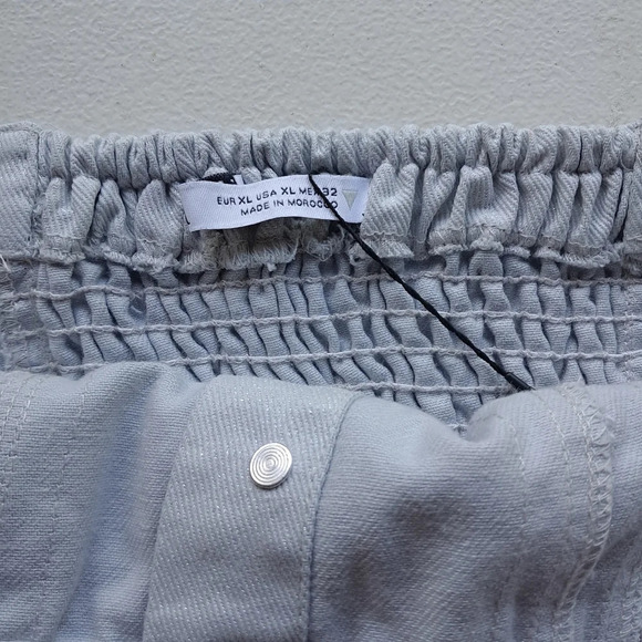 Zara Jean Shimmer Sparkle Tube Top Rouched back with button details - Picture 10 of 11